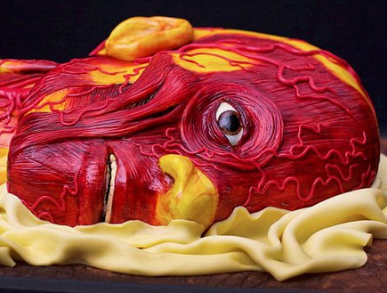 עוגות מפחידות (צילום: Annabel de Vetten)
