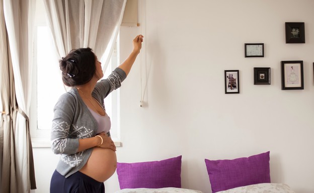 צילומי היריון ביתיים (צילום: מוריאל פיסלזון)