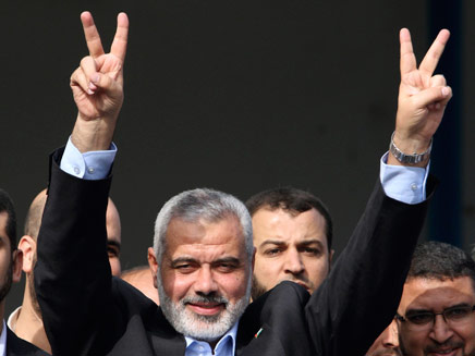 ראש ממשלת חמאס, איסמעיל הנייה (צילום: AP)