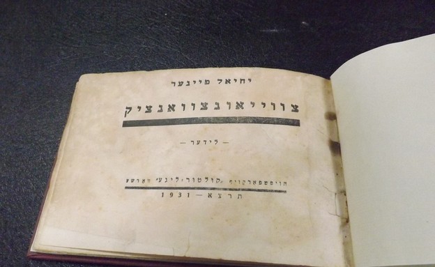 הספר האבוד של ק.צטניק (צילום: בית המכירות הפומביות 'קדם', ירושלים)