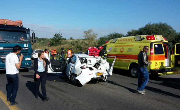 זירת התאונה