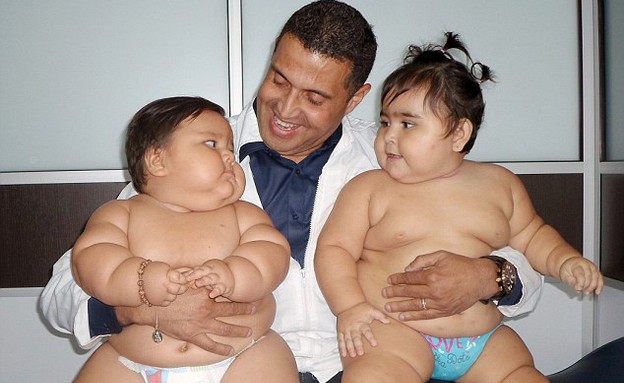 תינוקות ששוקלים 41 קילו (צילום: גורדיטוס דה קורזון)