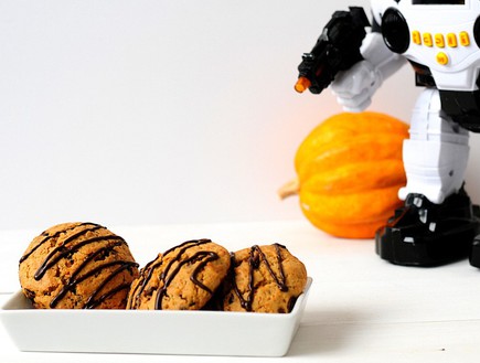 עוגיות דלעת ושוקולד צ'יפס (צילום: שרית נובק - מיס פטל, mako אוכל)
