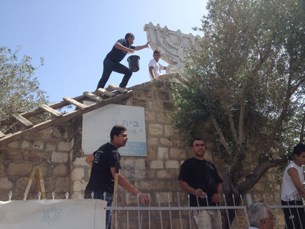 שיפוץ בית הכנסת בשפרעם (צילום: חדשות 2)
