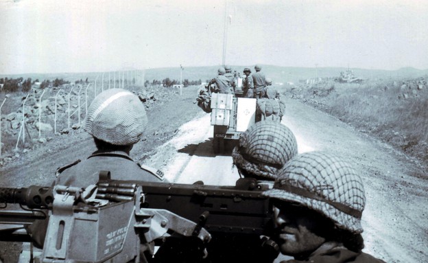 חטיבה 179 בציר ברמת הגולן במלחמת יום הכיפורים (צילום: אלבום משפחתי)