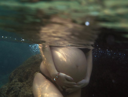 צילומי היריון בנות ים (צילום: יניב שמן)