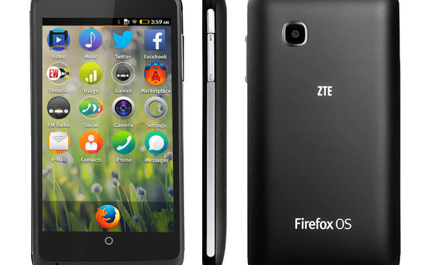 הסמארטפון Open C מבוסס Firefox OS של ZTE