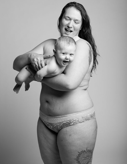 נשים אמיתיות אחרי לידה (צילום: ג'ייד ביל)