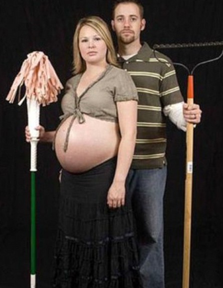 תמונות הריון מפחידות (צילום: awkwardfamilyphotos.com)