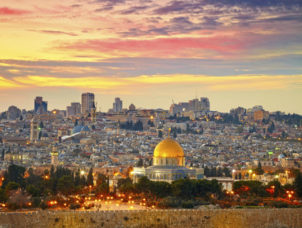 ירושלים בשקיעה (צילום: אימג'בנק / Thinkstock)