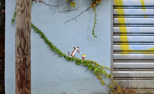 אמנות רחוב (צילום: oakoak.fr)