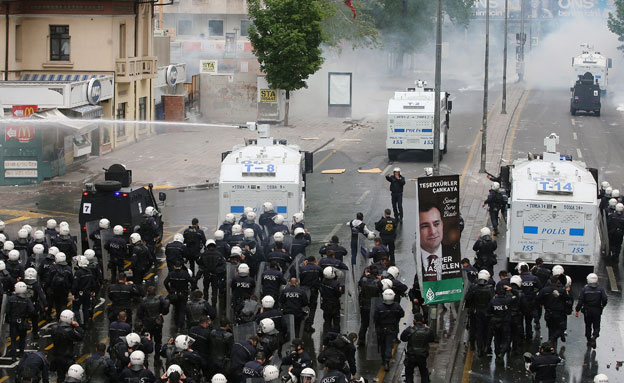 שנה למהומות בטורקיה. ארכיון (צילום: רויטרס)