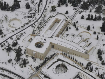 שיא שלג לדצמבר בירושלים (צילום: יחידה אווירית)