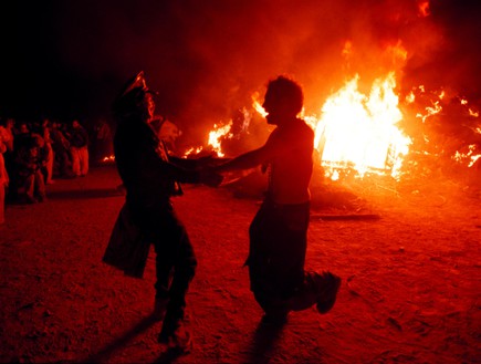 burning man (צילום: David McNew, GettyImages IL)