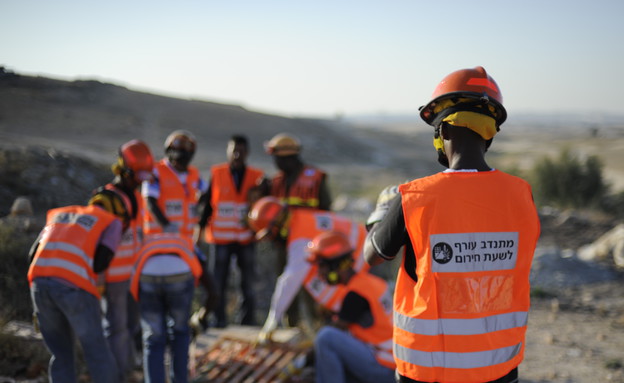 הכשרת סער של פיקד העורף לבדואים בנגב (צילום: דובר צה"ל)