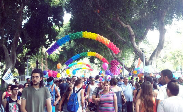 מצעד הגאווה בתל אביב (צילום: חדשות 2)