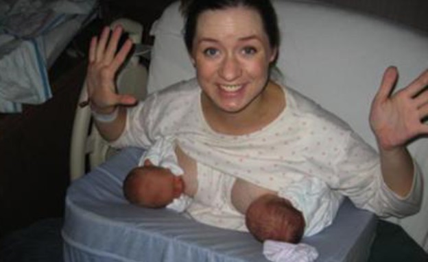 הנקת תאומים (צילום: www.twin-pregnancy-and-beyond.com, מערכת מאקו הורים)