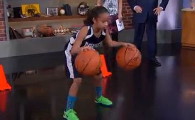 ג'יידן ניומן - כדורסלנית בת תשע (וידאו WMV: You Tube, YouTube)
