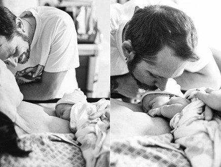 אבא פוגש את התינוק בפעם הראשונה (צילום: buzzfeed, מערכת מאקו הורים)