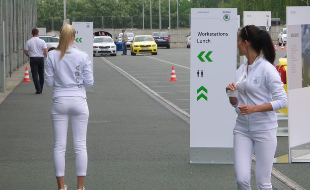 סקודה במסלול המרוצים