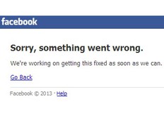 פייסבוק נפלה
