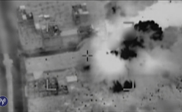 תיעוד: הפצצת יעדי הטרור הלילה ע"י חיל האוויר (צילום: חדשות 2)