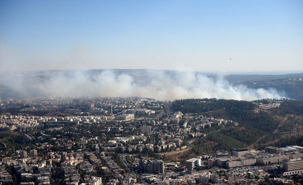 "ריח של עשן בכל הסביבה" (צילום: אלון בסון, משרד הביטחון)