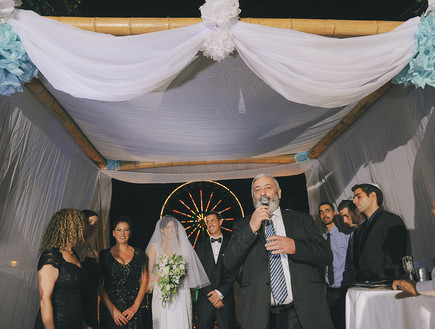 החתונה של רלי ונדב (צילום: תום ברטוב)