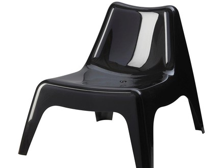 איקאה סייל - כיסא שחור (צילום: יח