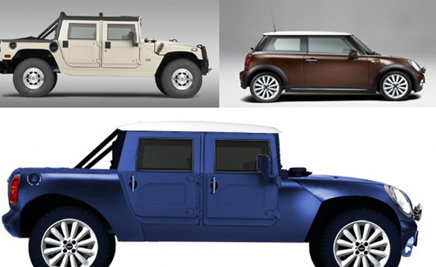 מכוניות שילובים משונים