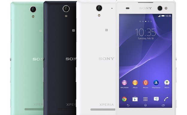 Sony, סוני, אקספריה C3, Xperia C3, סמארטפון, סלפי, (צילום: סוני)