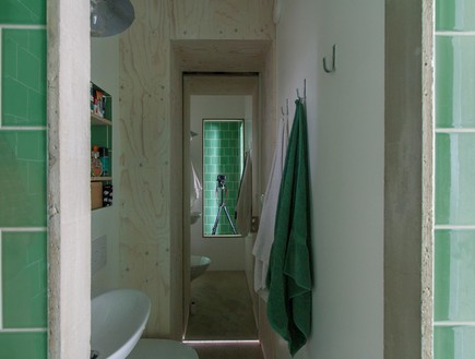 בית של קארין מץ - מקלחת (צילום: karin matz)