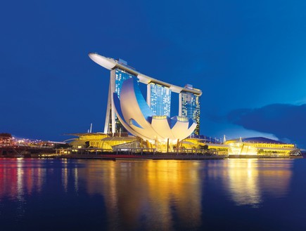 בריכות יפות, בחול (צילום: Marina Bay Sands)