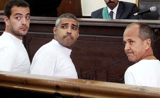 עיתונאי אל ג'אזירה עצורים במצרים (צילום: Sakchai Lalit | AP)