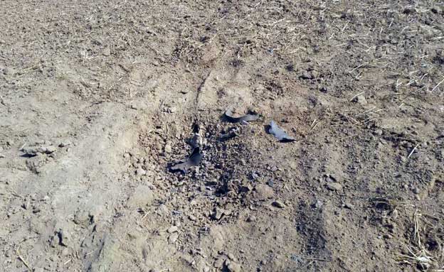 פצצה מרגמה בבארי, ארכיון (צילום: חגי הקר, חדשות 2)