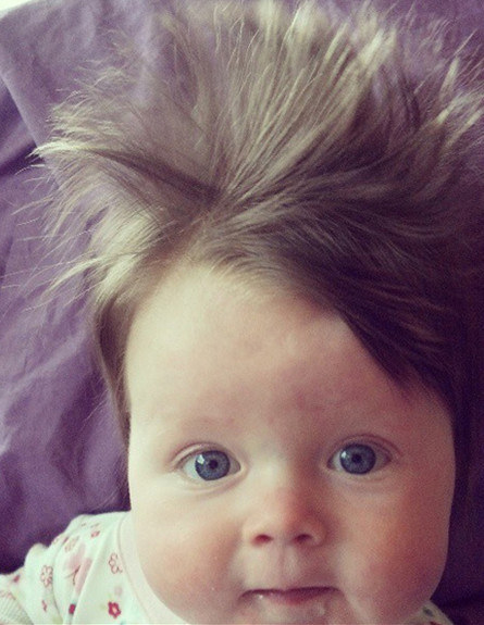תינוקות עם שיער פרוע (צילום: www.mommyshorts.com)