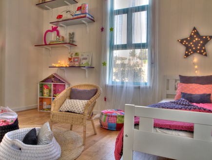חדרי ילדים,  (צילום: עוז מועלם , מעצבת סטפני גריב בשיתוף סנדרה אלבז להיה היה)