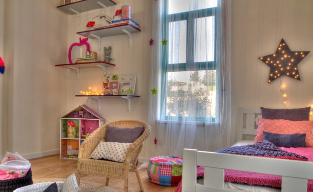 חדרי ילדים,  (צילום: עוז מועלם , מעצבת סטפני גריב בשיתוף סנדרה אלבז להיה היה)