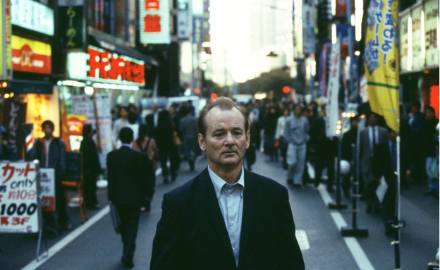 בדידות - ביל מאריי מתוך אבודים בטוקיו (צילום: צילום מסך)