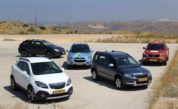 קרוסאוברים XV,  IX35, ספורטאז', יטי, מוקה