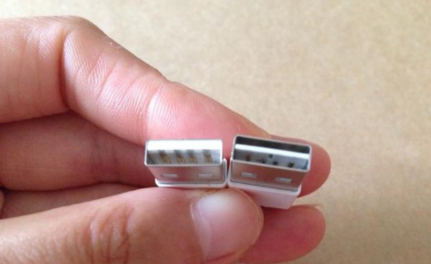 אפל USB (צילום: מתוך חשבון הטוויטר של SonnyDickson)