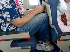 מקום לרגליים במטוס (צילום: אימג'בנק / Thinkstock)