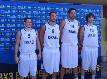 תביאו מדליה. רביעיית נבחרת ישראל (צילום: ספורט 5)