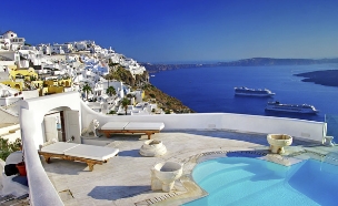 יוון מלונות (צילום: אימג'בנק / Thinkstock)