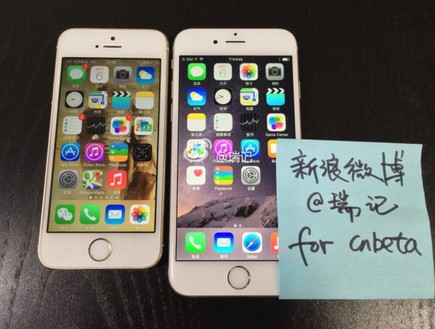 אייפון 6 הדלפות (צילום: Weibo)