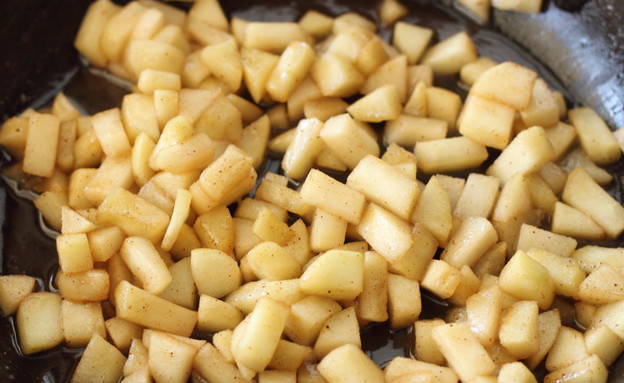 קינוח שכבות לראש השנה - התפוחים