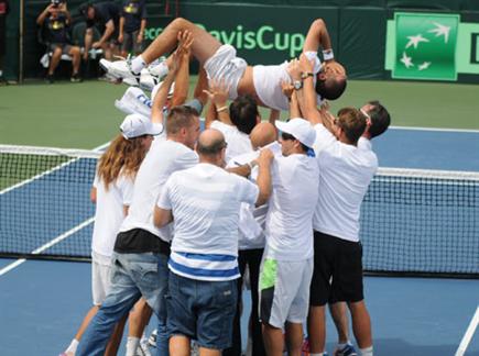 אנדי רם - אין סוף מוצלח מזה (איגוד הטניס) (צילום: ספורט 5)