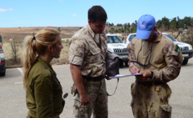 חיילי או"ם ברמת הגולן (צילום: ספיר ברונזברג, עיתון במחנה)