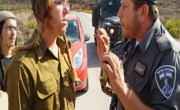 חייל מסרב פקודה (צילום: חדשות 2)