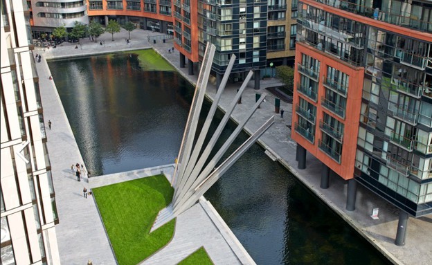 גשר התעלה החדש בלונדון (צילום: knightarchitects.co)